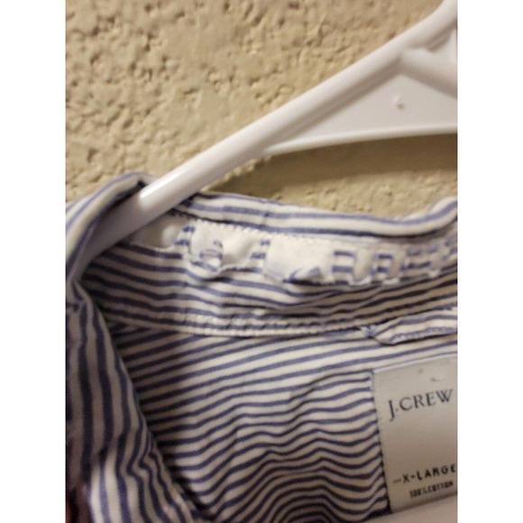 J. crew Womens Striped Button Up 100% Cotton X-Large - Picture 5 of 6
